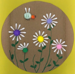 Blumen mit Biene