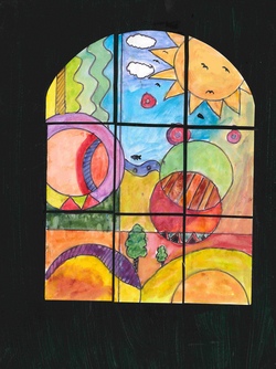 Fenster nach Chagall