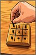 Holz-Gesellschaftsspiel