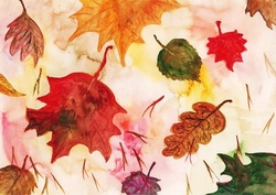 Kreativ mit Herbstbl&auml;ttern 1