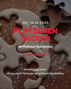 Pl&auml;tzchen backen im Rathaus Sulzemoos