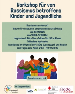 Workshop f&uuml;r von Rassismus betroffene Kinder und Jugendliche