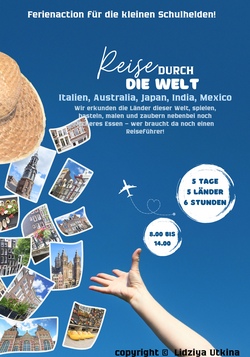 Reise durch die Welt