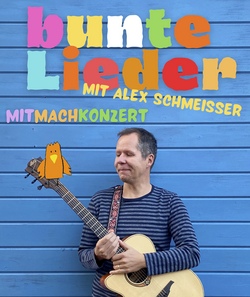Kinder- & FamilienZeit: Bunte Lieder - das neue Mitmachkonzert mit Alex Schmeisser