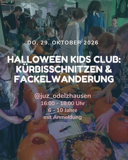 Halloween KIDS CLUB - K&uuml;rbisschnitzen & Fackelwanderung
