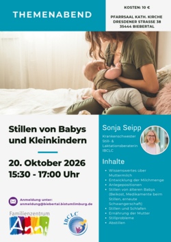 Stillen von Babys und Kleinkindern