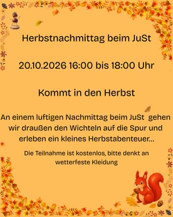 Herbstnachmittag am JuSt