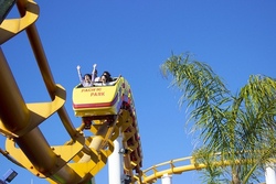 Fahrt in den Movie Park