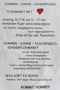 Flohmarkt mit Herz - Kinderflohmarkt