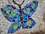 Wandgestaltung in Mosaiktechnik