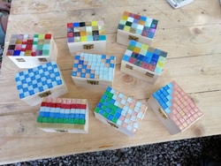 Römisches Mosaik basteln