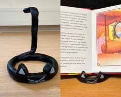 Buch- oder Handyhalter aus Modelliermasse