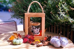 Kleine Holzwerkstatt - Kids / Herbstleuchten aus Holz