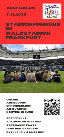 Ausflug ins Waldstadion Frankfurt mit Stadionführung