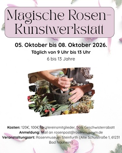 Magische Rosen-Kunstwerkstatt