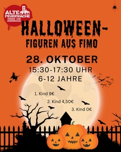 Halloween-Figuren aus Fimo - Kreativkurs
