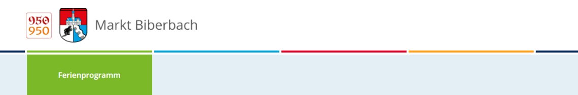 Ferienprogramm Gemeinde Biberbach