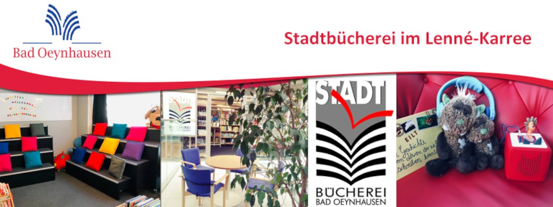 Veranstaltungskalender der Stadtbücherei Bad Oeynhausen und des Förderverein der Stadtbücherei Bad Oeynhausen e.V.