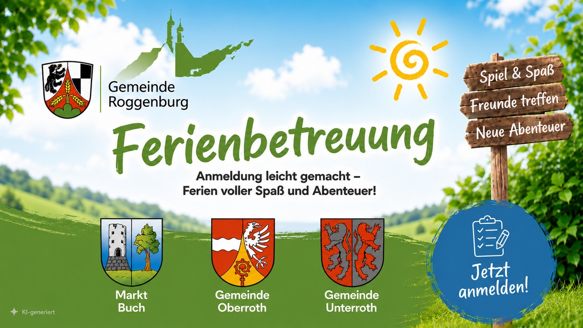 Ferienbetreuung Verwaltungsgemeinschaft Buch & Gemeinde Roggenburg